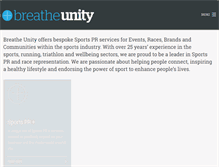 Tablet Screenshot of breatheunity.com